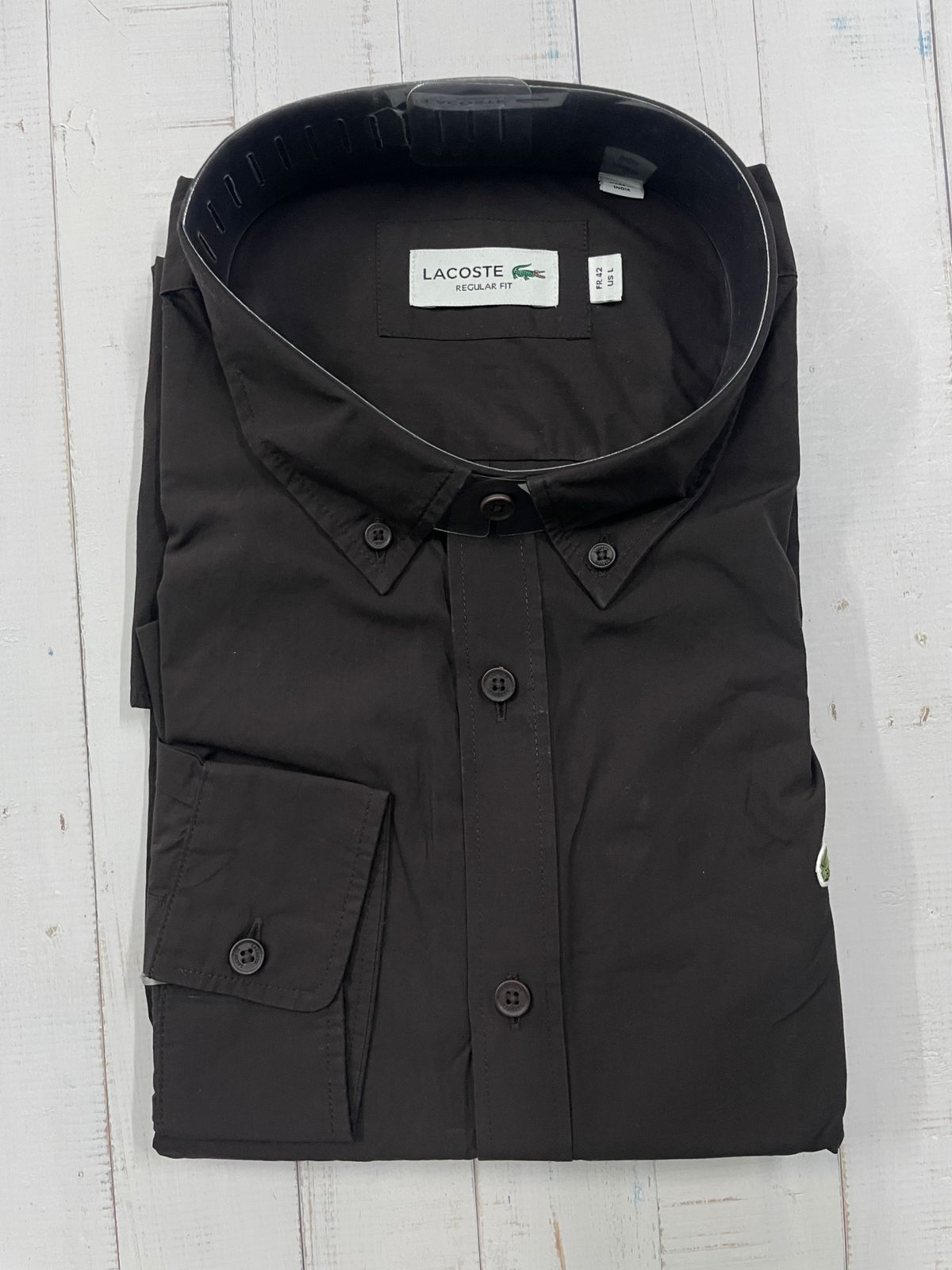 LACOSTE - Full Sleeved Poplin Shirt
