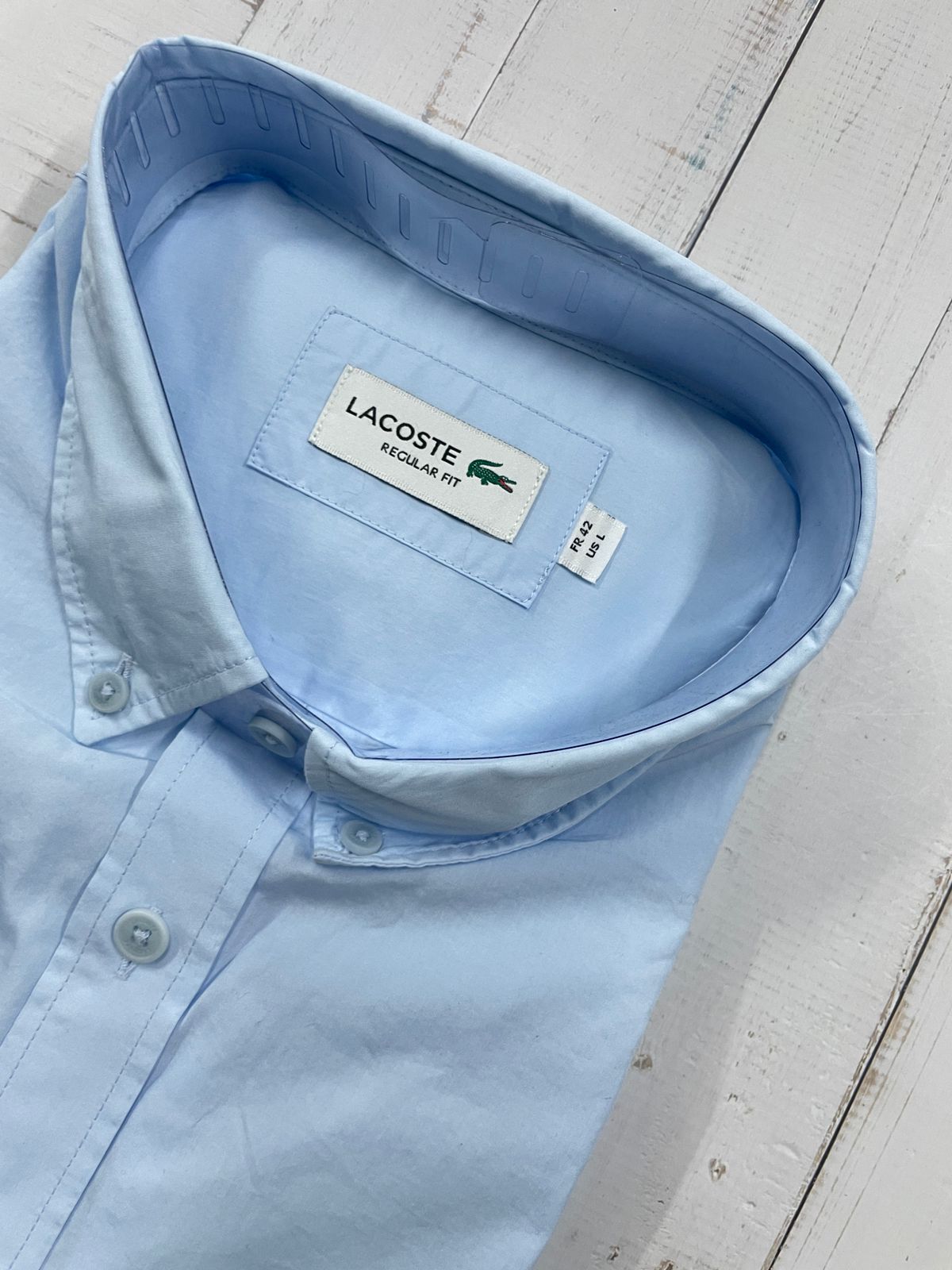 LACOSTE - Full Sleeved Poplin Shirt