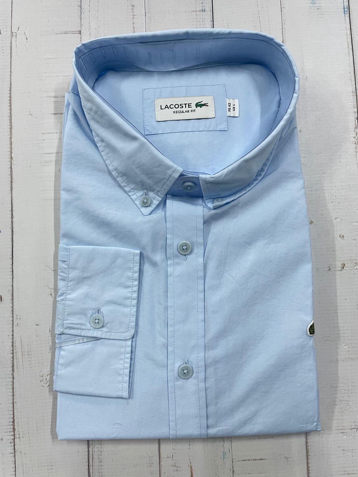 LACOSTE - Full Sleeved Poplin Shirt