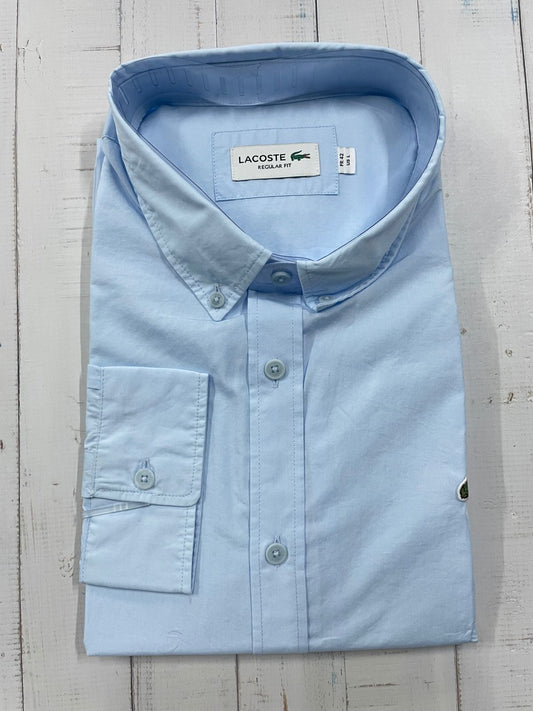 LACOSTE - Full Sleeved Poplin Shirt