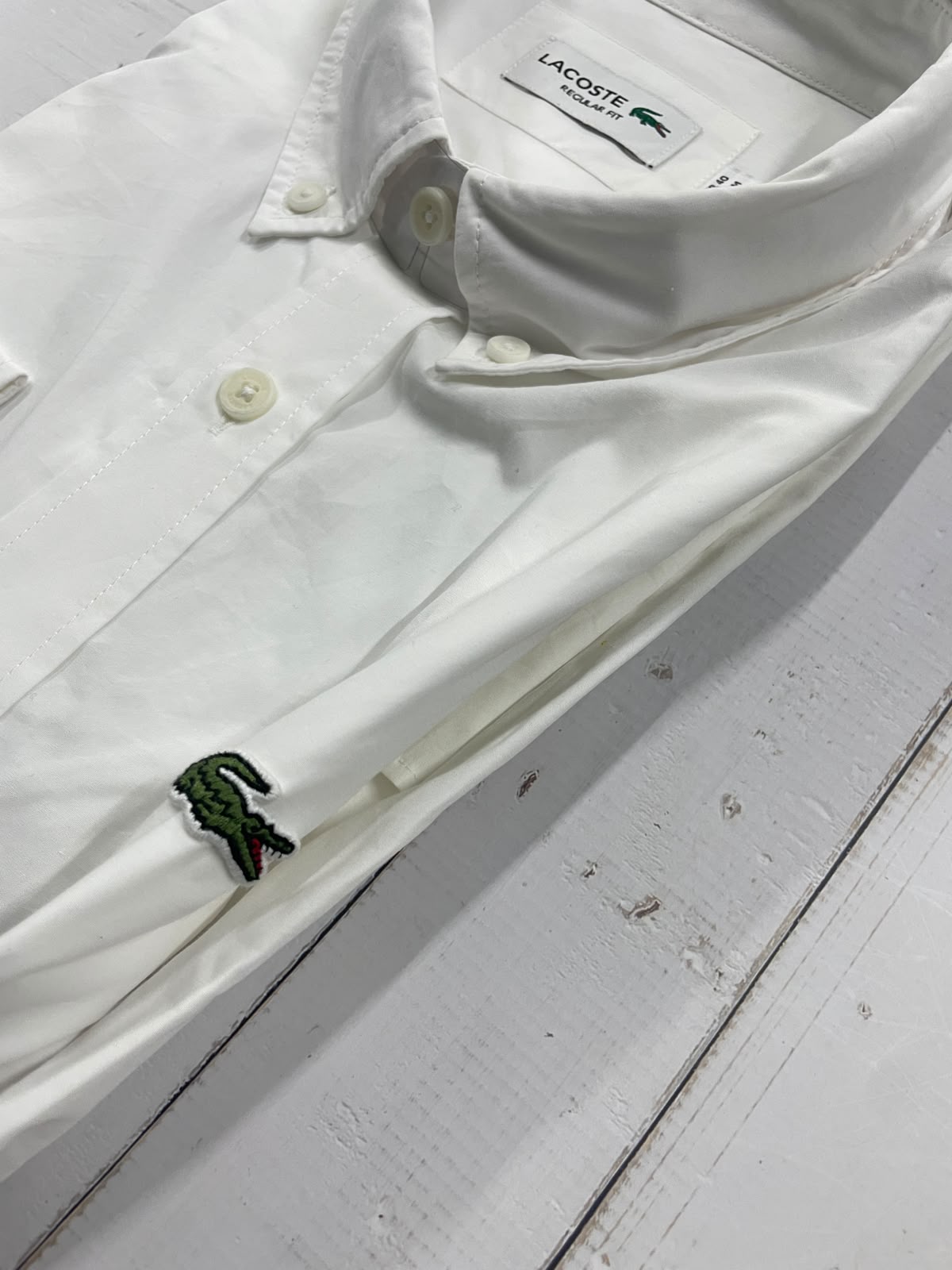LACOSTE - Full Sleeved Cotton Shirt