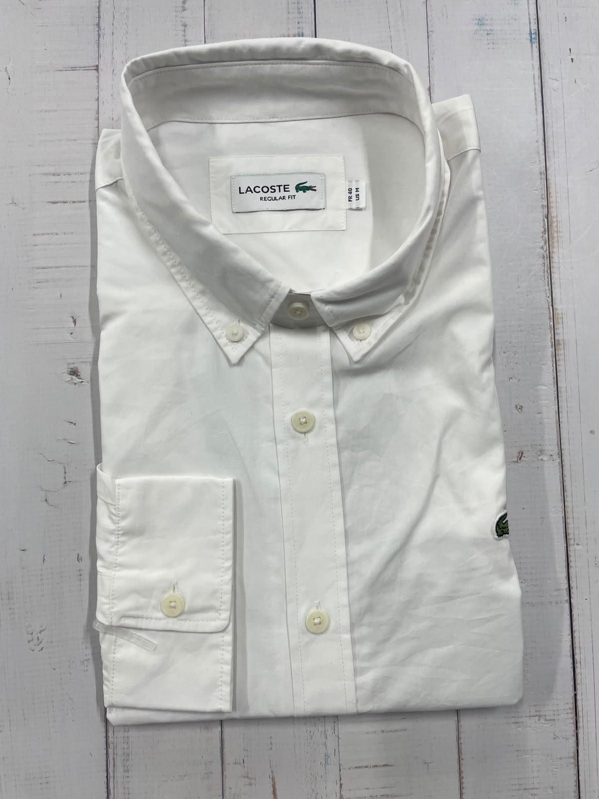 LACOSTE - Full Sleeved Cotton Shirt