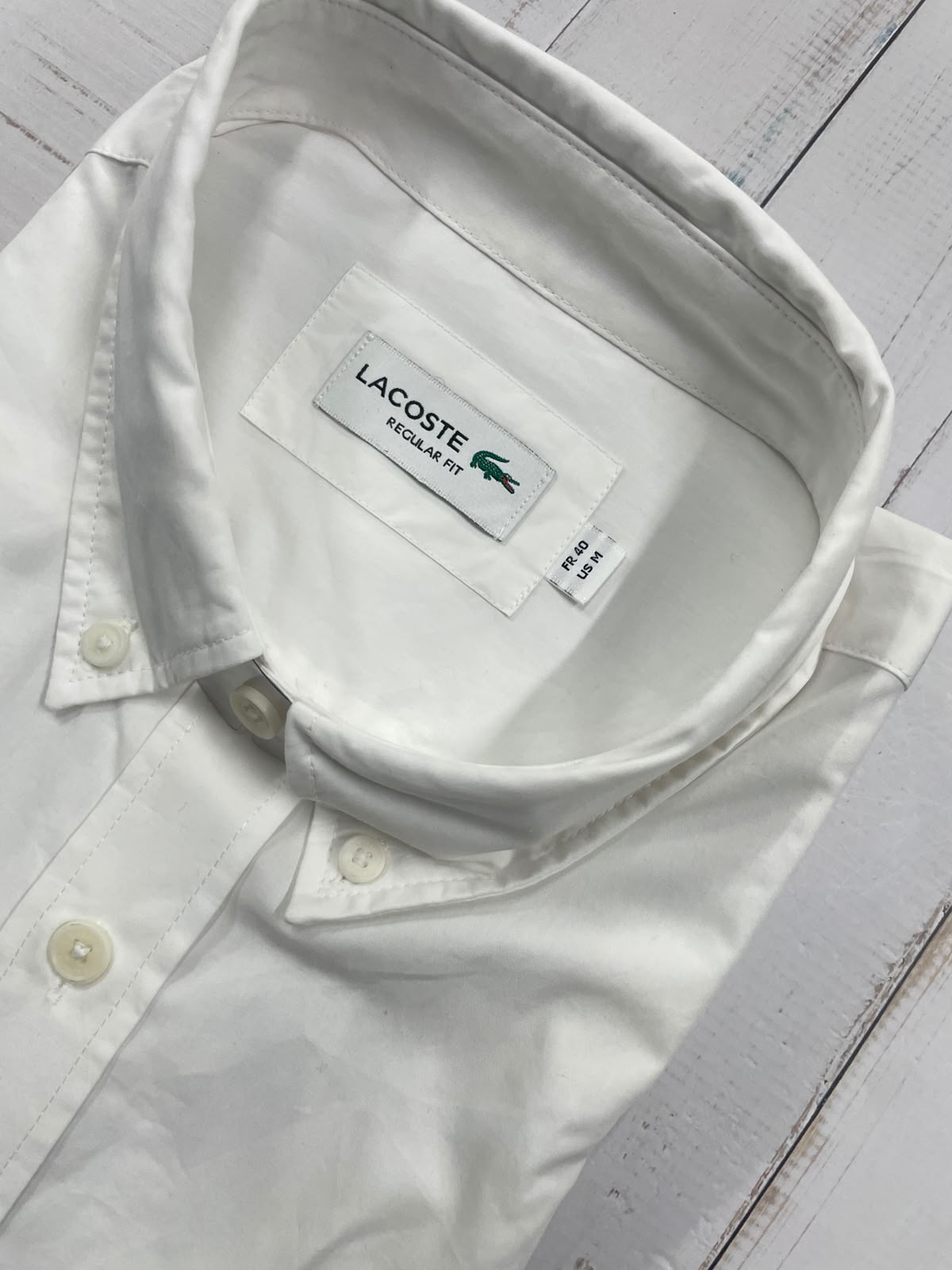 LACOSTE - Full Sleeved Cotton Shirt