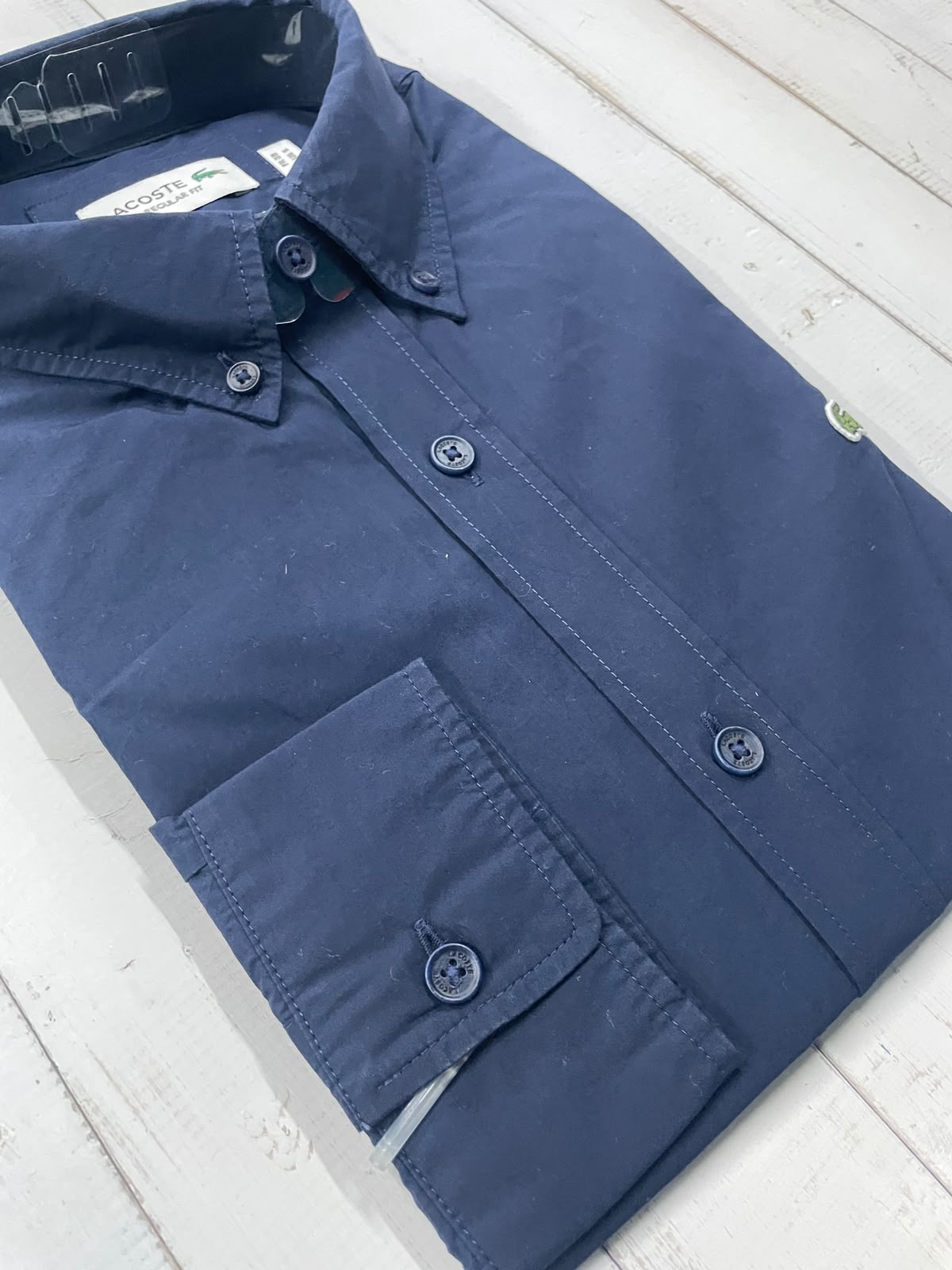 LACOSTE - Full Sleeved Cotton Shirt