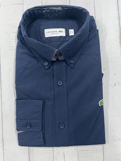LACOSTE - Full Sleeved Cotton Shirt