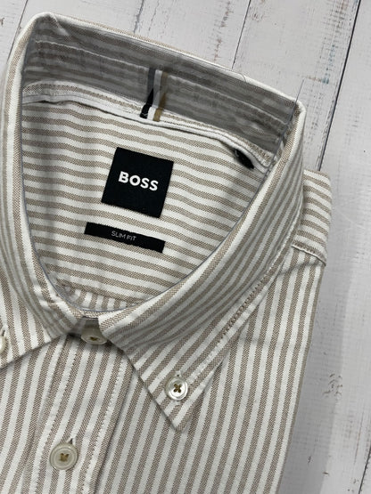 BOSS - Full sleeve cotton shirt - Slim Fit