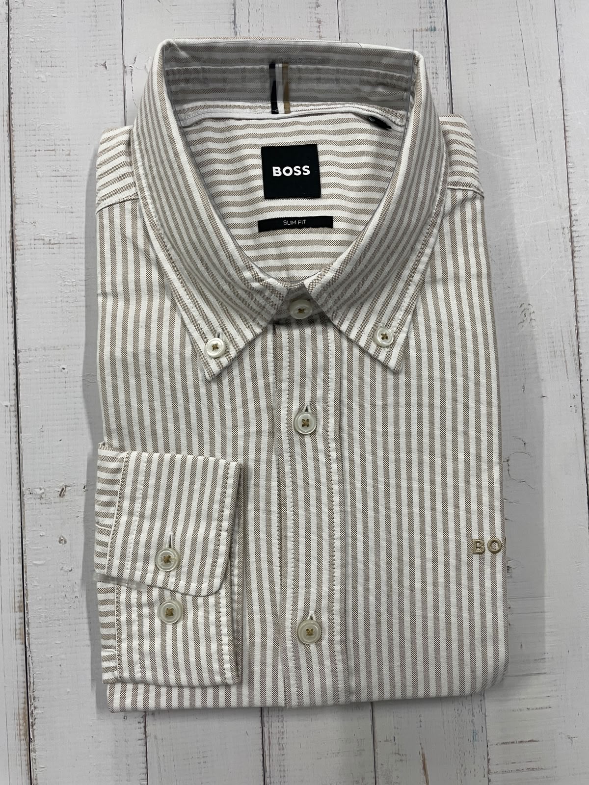 BOSS - Full sleeve cotton shirt - Slim Fit
