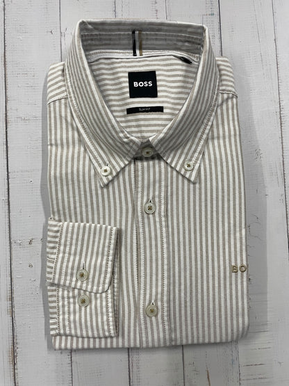 BOSS - Full sleeve cotton shirt - Slim Fit