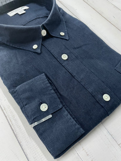 LACOSTE - Full Sleeved Linen Shirt