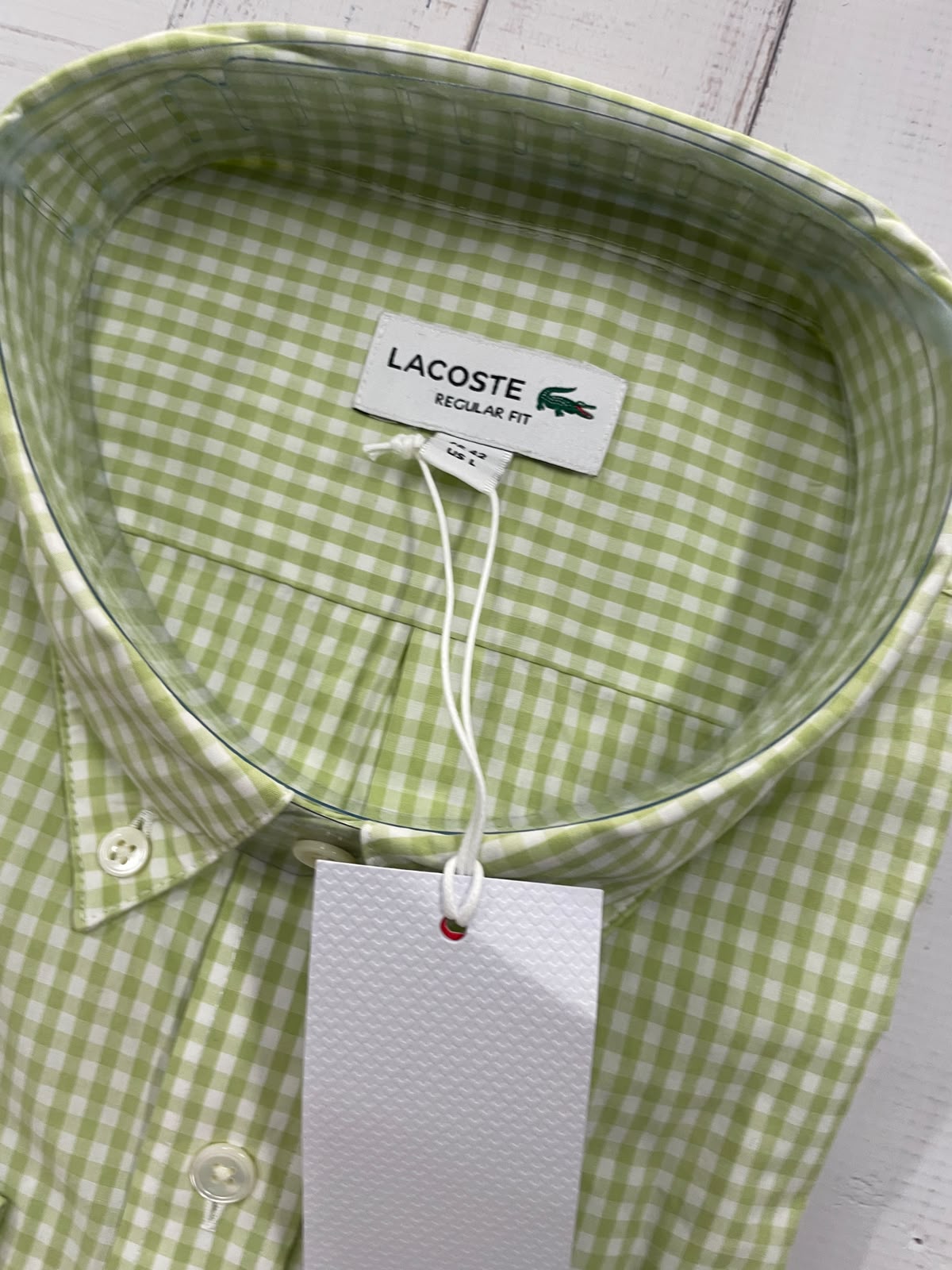 LACOSTE - Full Sleeved Cotton Shirt