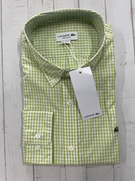 LACOSTE - Full Sleeved Cotton Shirt