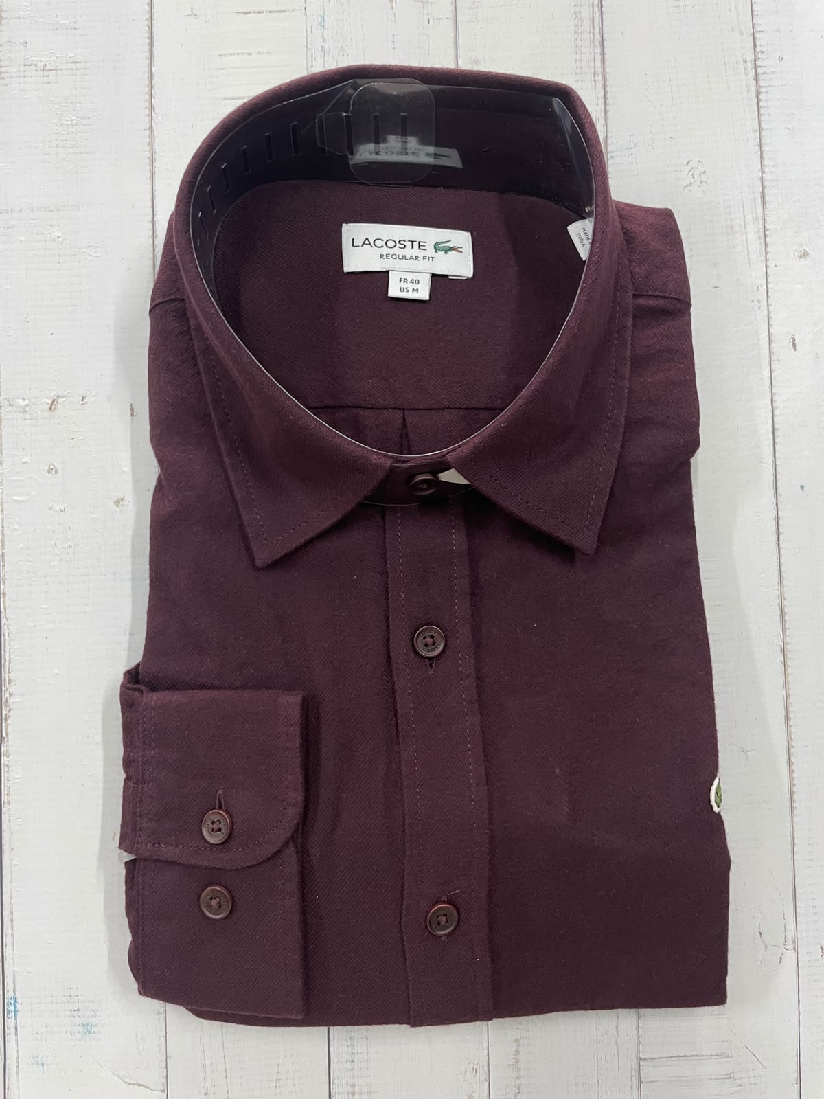 LACOSTE - Full Sleeved Cotton Shirt