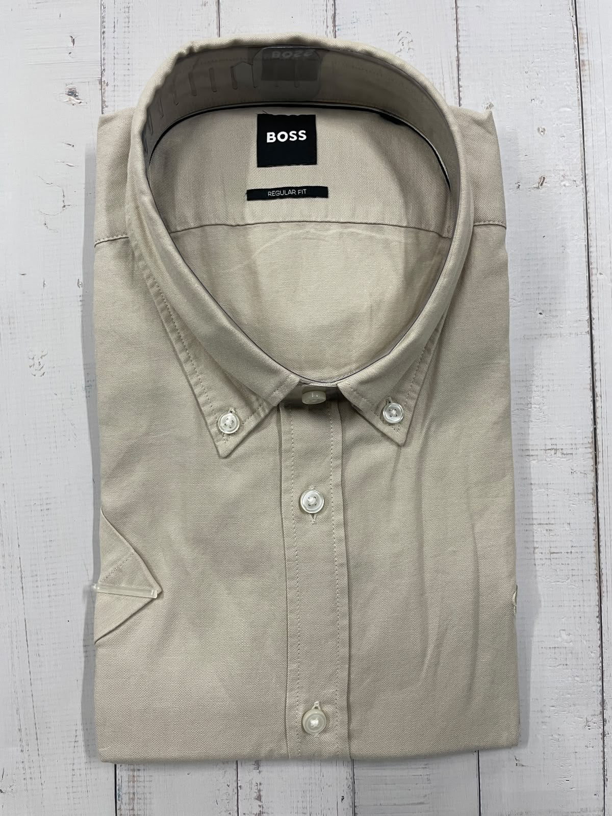 BOSS - Half sleeved cotton shirt - Regular Fit