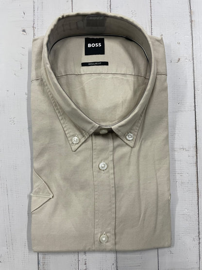 BOSS - Half sleeved cotton shirt - Regular Fit