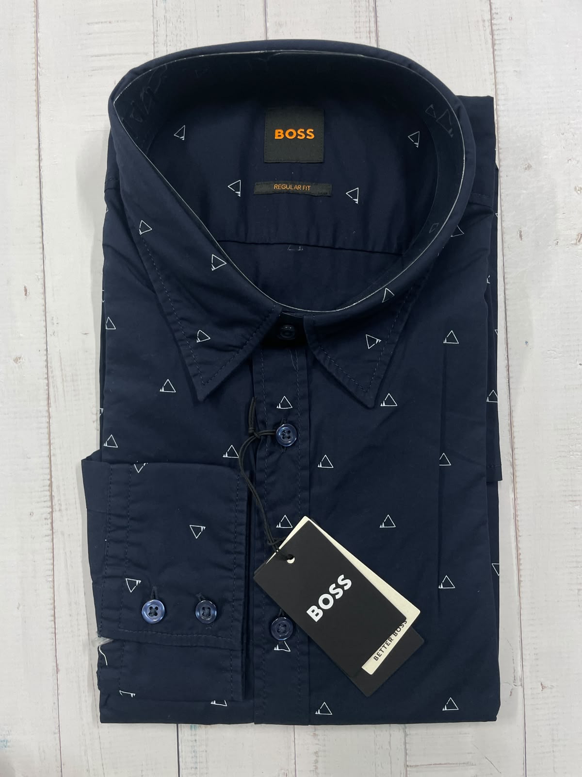 BOSS - Full sleeved cotton shirt - Regular Fit