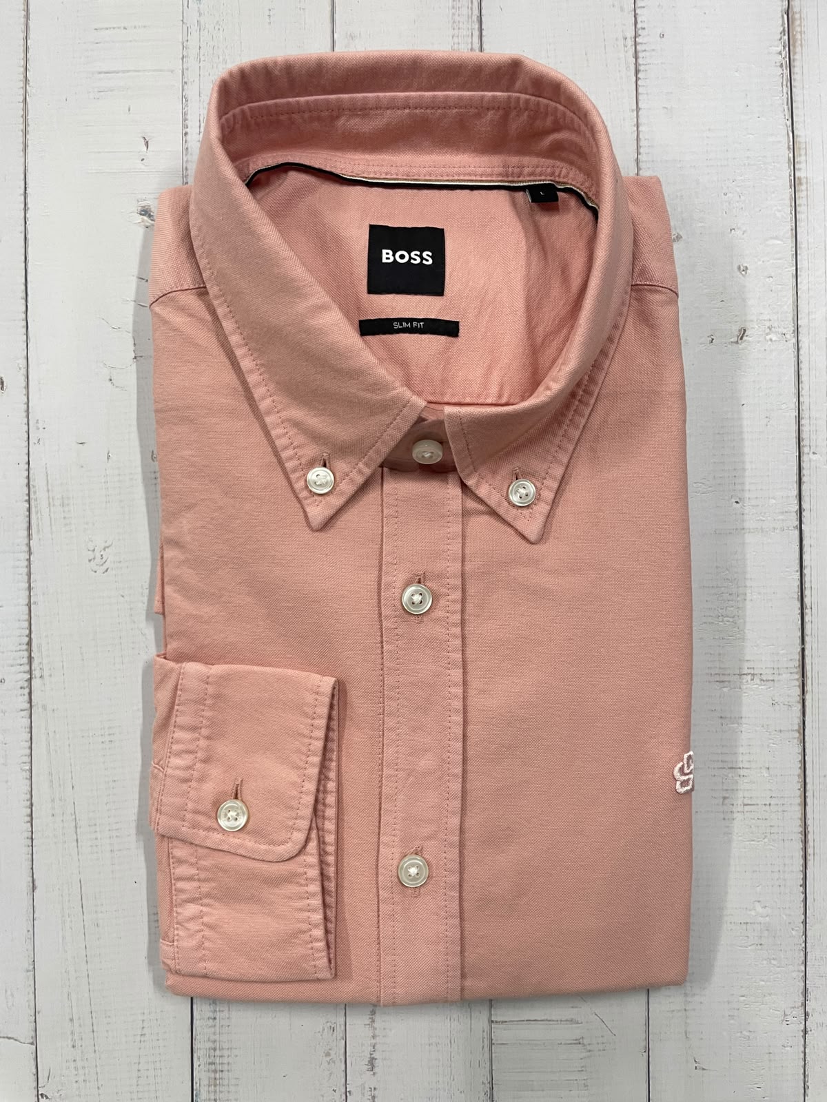 BOSS - Full sleeved cotton shirt - Slim Fit