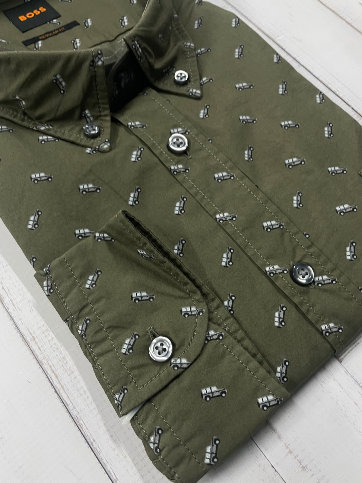 BOSS - Full sleeved cotton shirt - Regular Fit