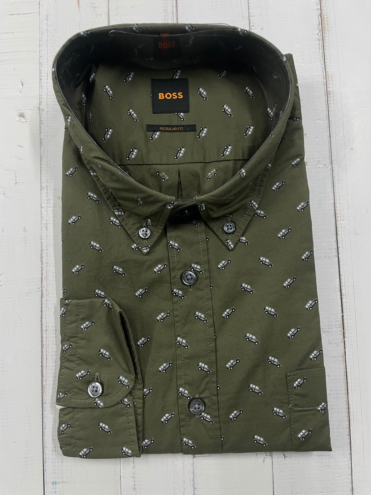 BOSS - Full sleeved cotton shirt - Regular Fit