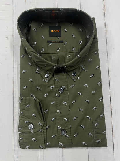 BOSS - Full sleeved cotton shirt - Regular Fit