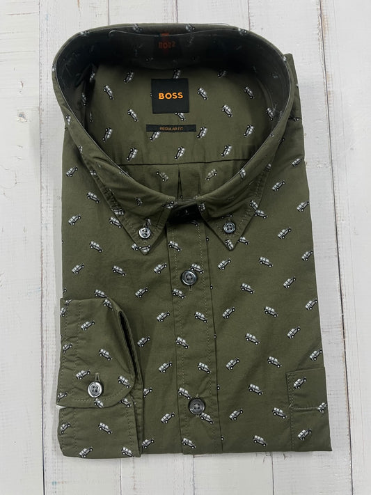 BOSS - Full sleeved cotton shirt - Regular Fit