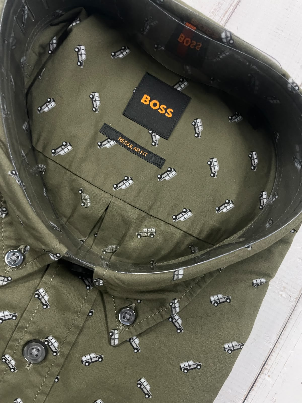 BOSS - Full sleeved cotton shirt - Regular Fit