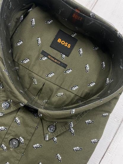 BOSS - Full sleeved cotton shirt - Regular Fit