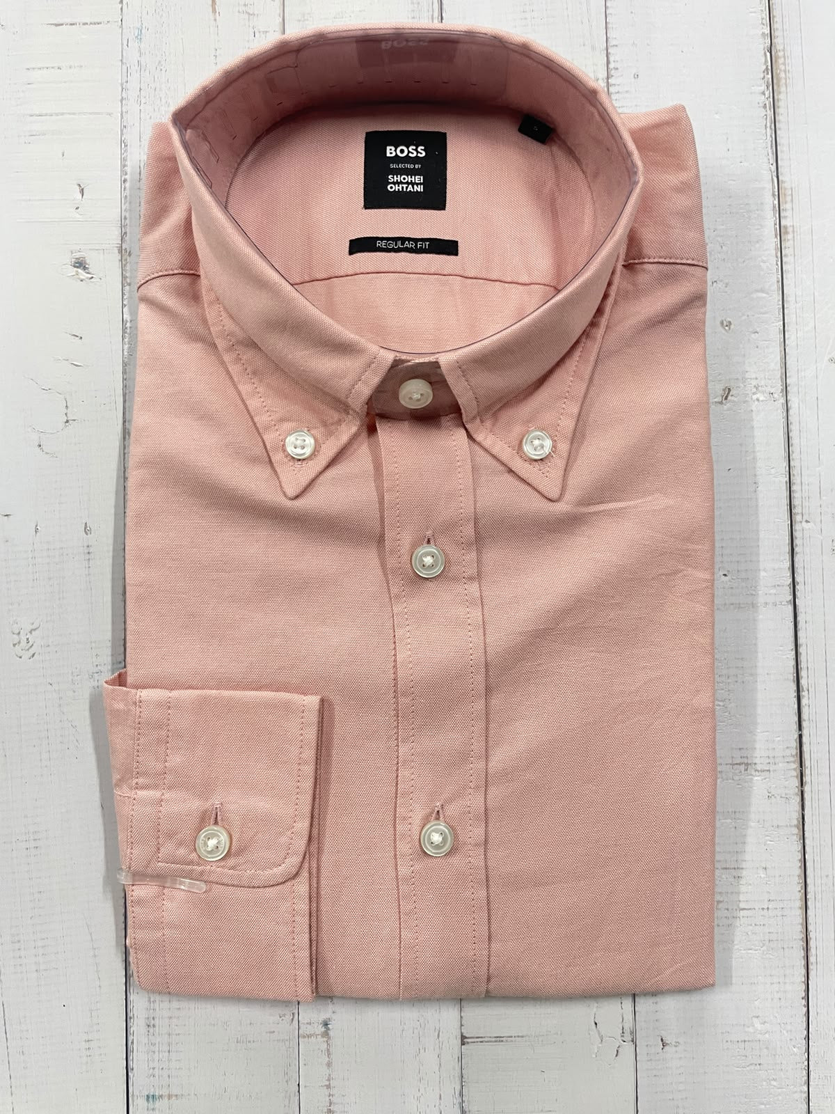 BOSS - Full sleeved cotton shirt - Regular Fit- Selected by Shohei Ohtani