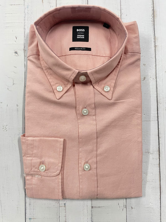 BOSS - Full sleeved cotton shirt - Regular Fit- Selected by Shohei Ohtani