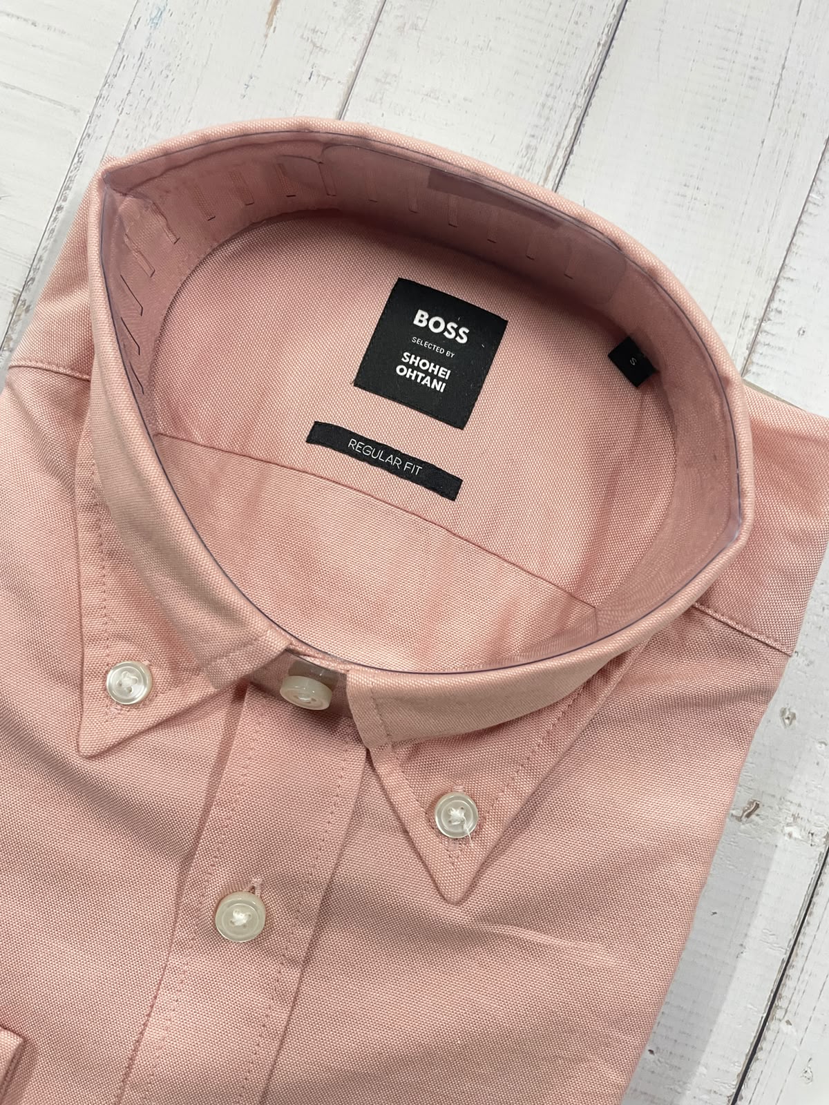 BOSS - Full sleeved cotton shirt - Regular Fit- Selected by Shohei Ohtani