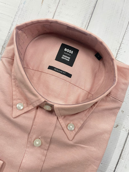 BOSS - Full sleeved cotton shirt - Regular Fit- Selected by Shohei Ohtani