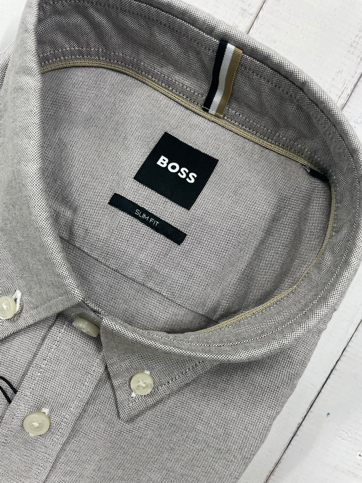 BOSS - Full sleeved cotton shirt - Slim Fit