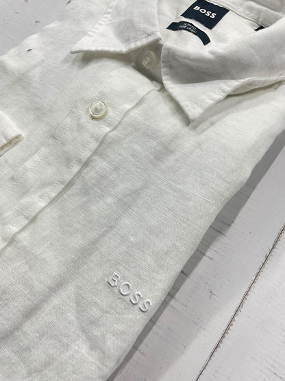 BOSS - Full sleeved pure linen shirt - Slim Fit