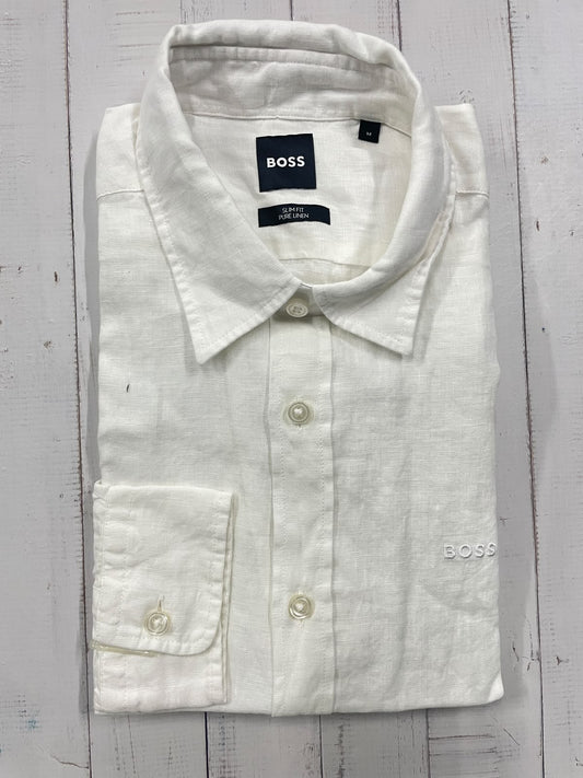 BOSS - Full sleeved pure linen shirt - Slim Fit