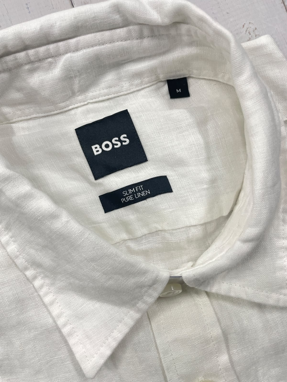 BOSS - Full sleeved pure linen shirt - Slim Fit