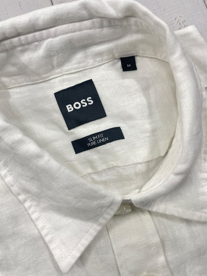 BOSS - Full sleeved pure linen shirt - Slim Fit