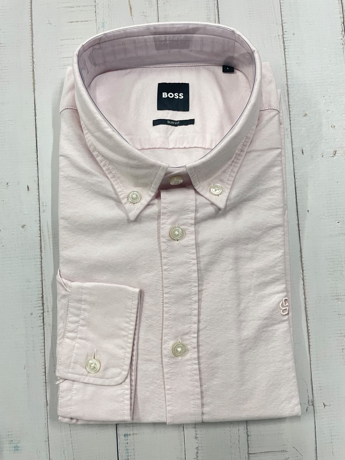 BOSS - Full sleeved cotton shirt - Slim Fit