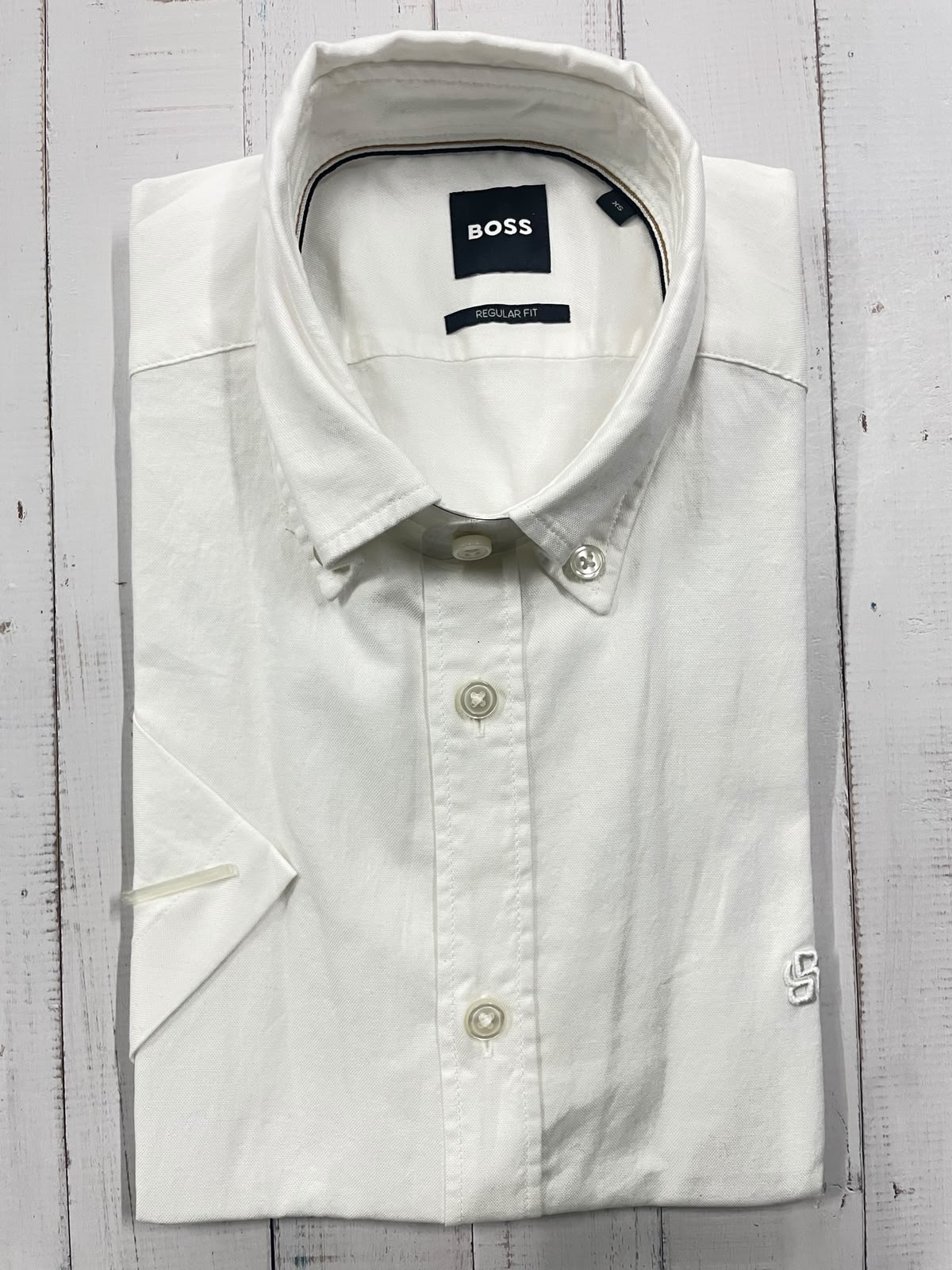 BOSS - Half sleeved cotton shirt - Regular Fit