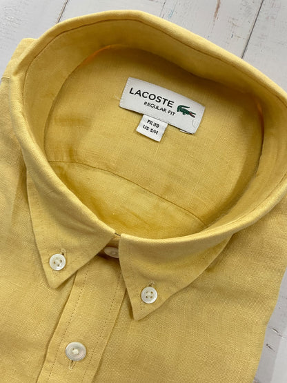 LACOSTE - Full Sleeved Linen Shirt