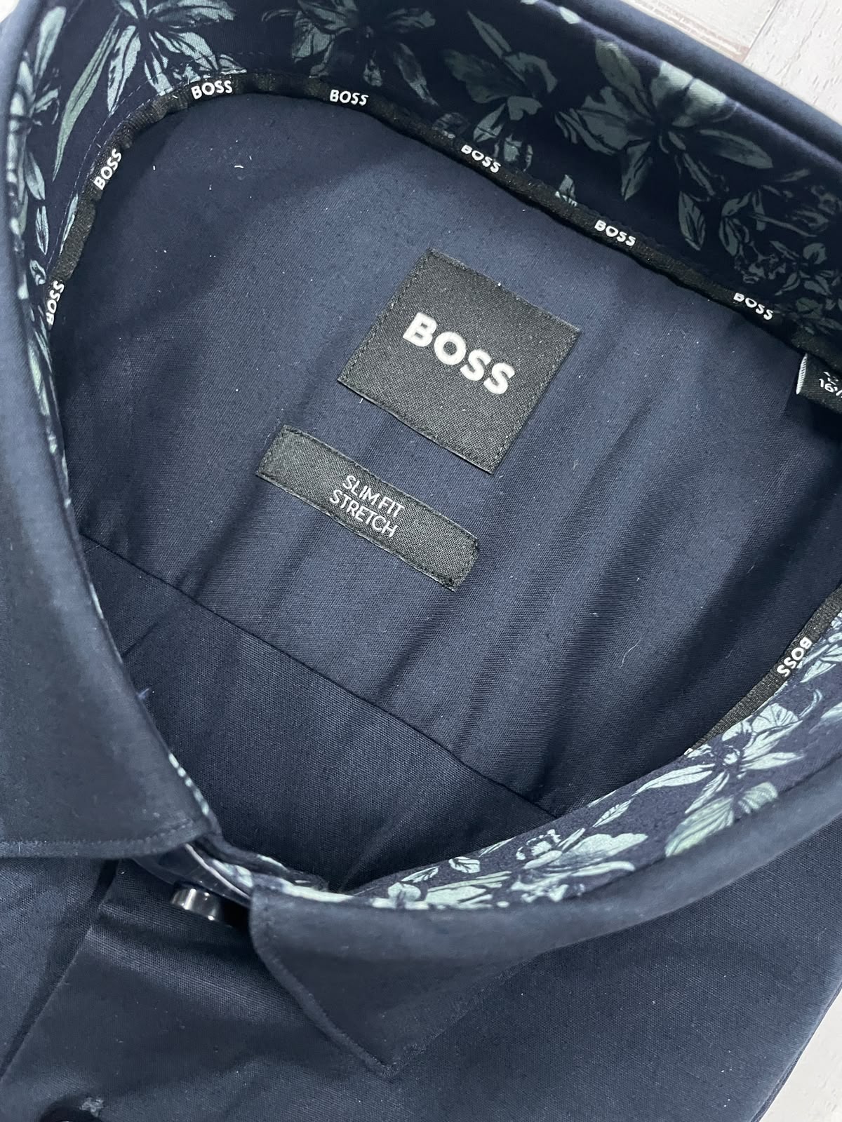 BOSS - Full sleeved slim fit stretch shirt