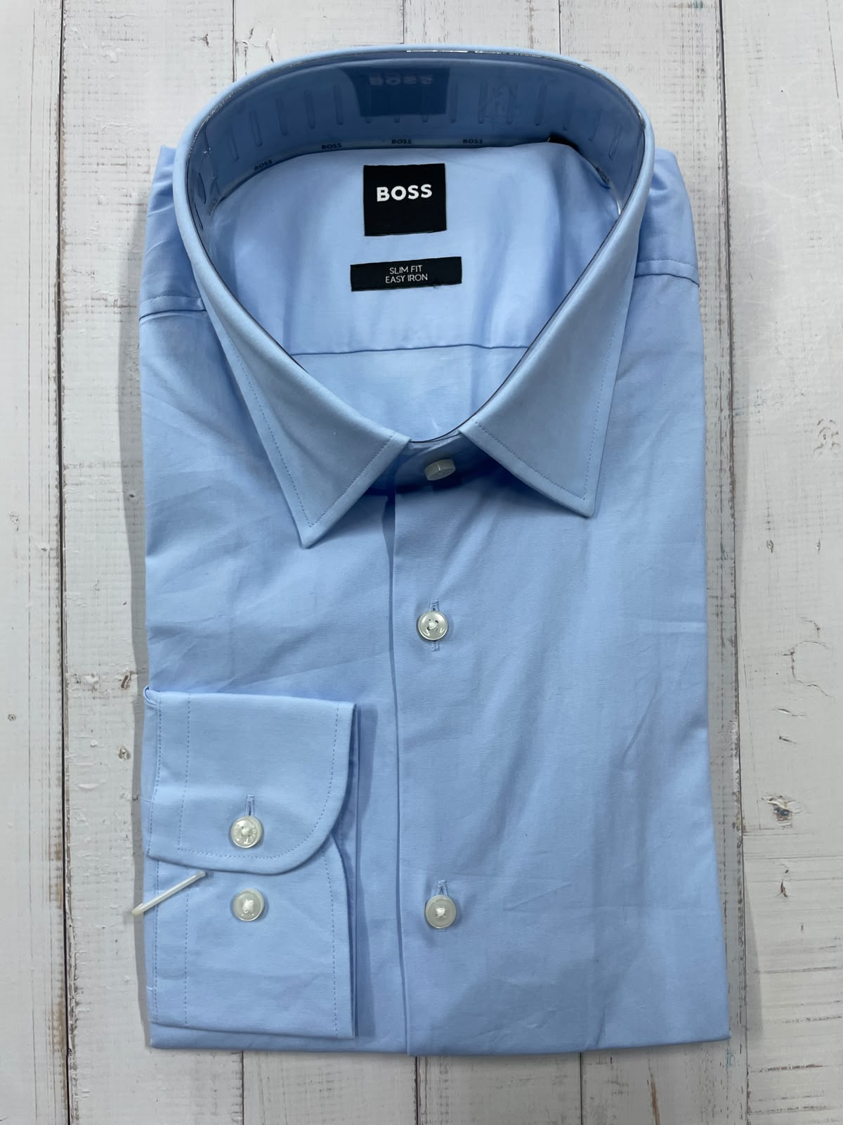 BOSS - Full sleeved regular fit shirt - easy iron