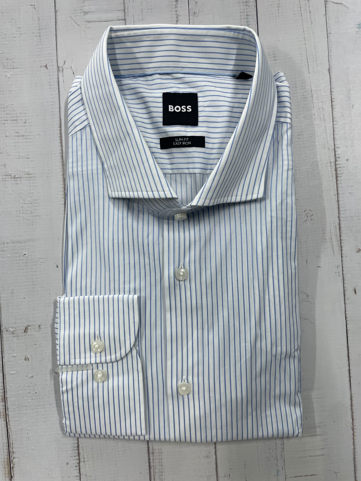 BOSS - Full sleeved SLIM fit shirt - easy iron