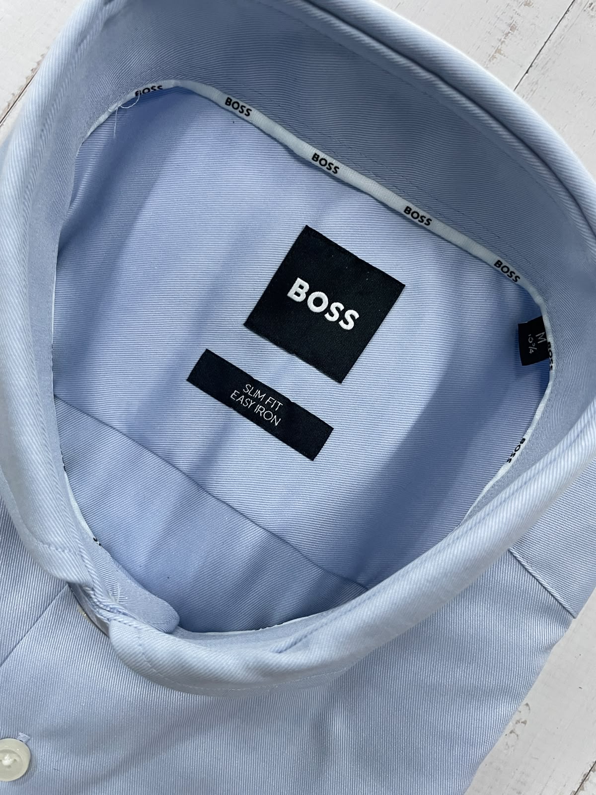 BOSS - Full sleeved slim fit shirt - easy iron