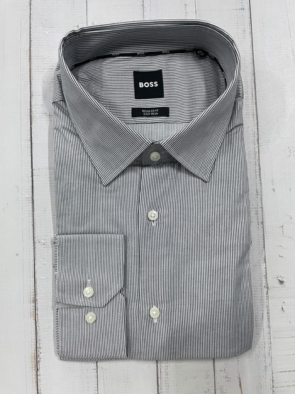 BOSS - Full sleeved regular fit shirt - easy iron
