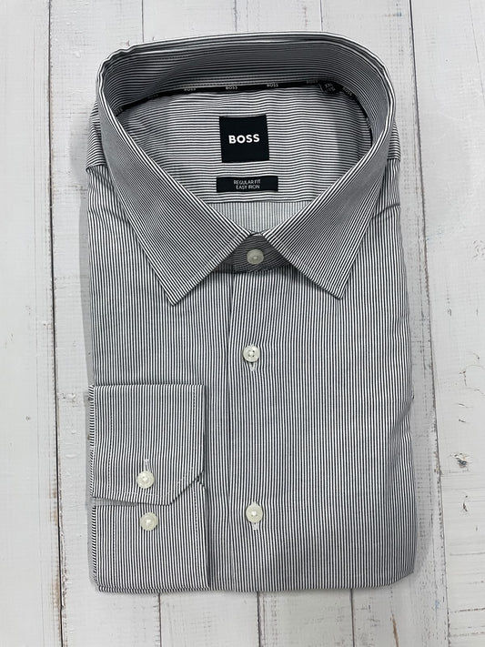 BOSS - Full sleeved regular fit shirt - easy iron