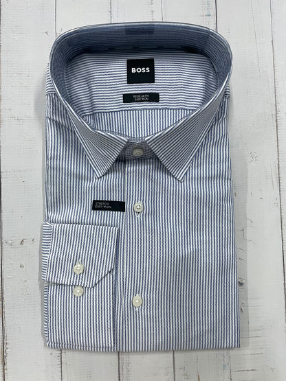 BOSS - Full sleeved regular fit shirt - easy iron