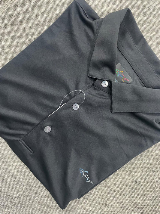 Greg Norman - Men's Shark Logo Golf Polo Shirt