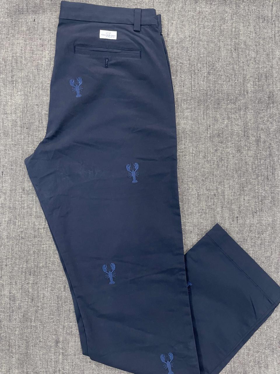 Vineyard Vines - embroidered chinos