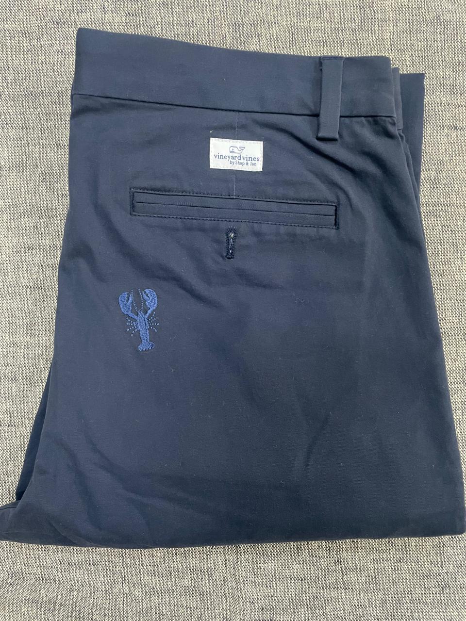 Vineyard Vines - embroidered chinos