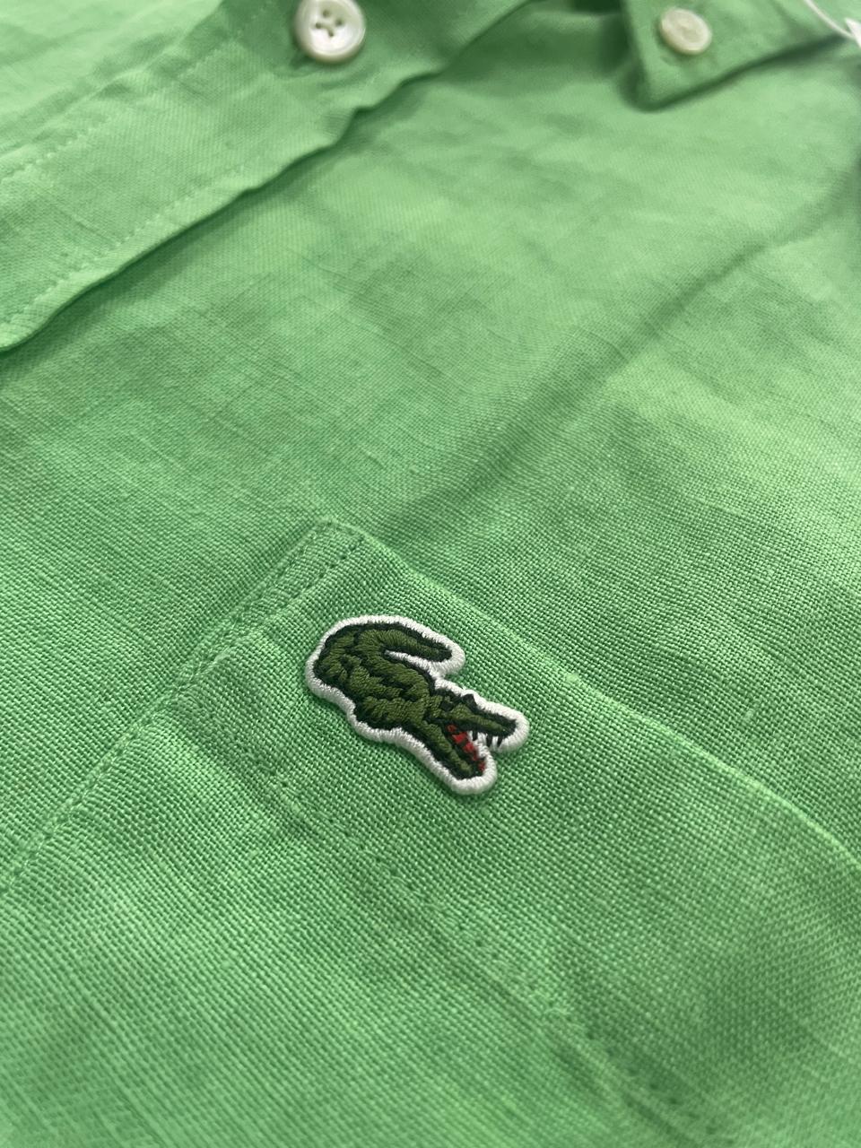Lacoste - Long Sleeves Regular Fit Linen Shirt