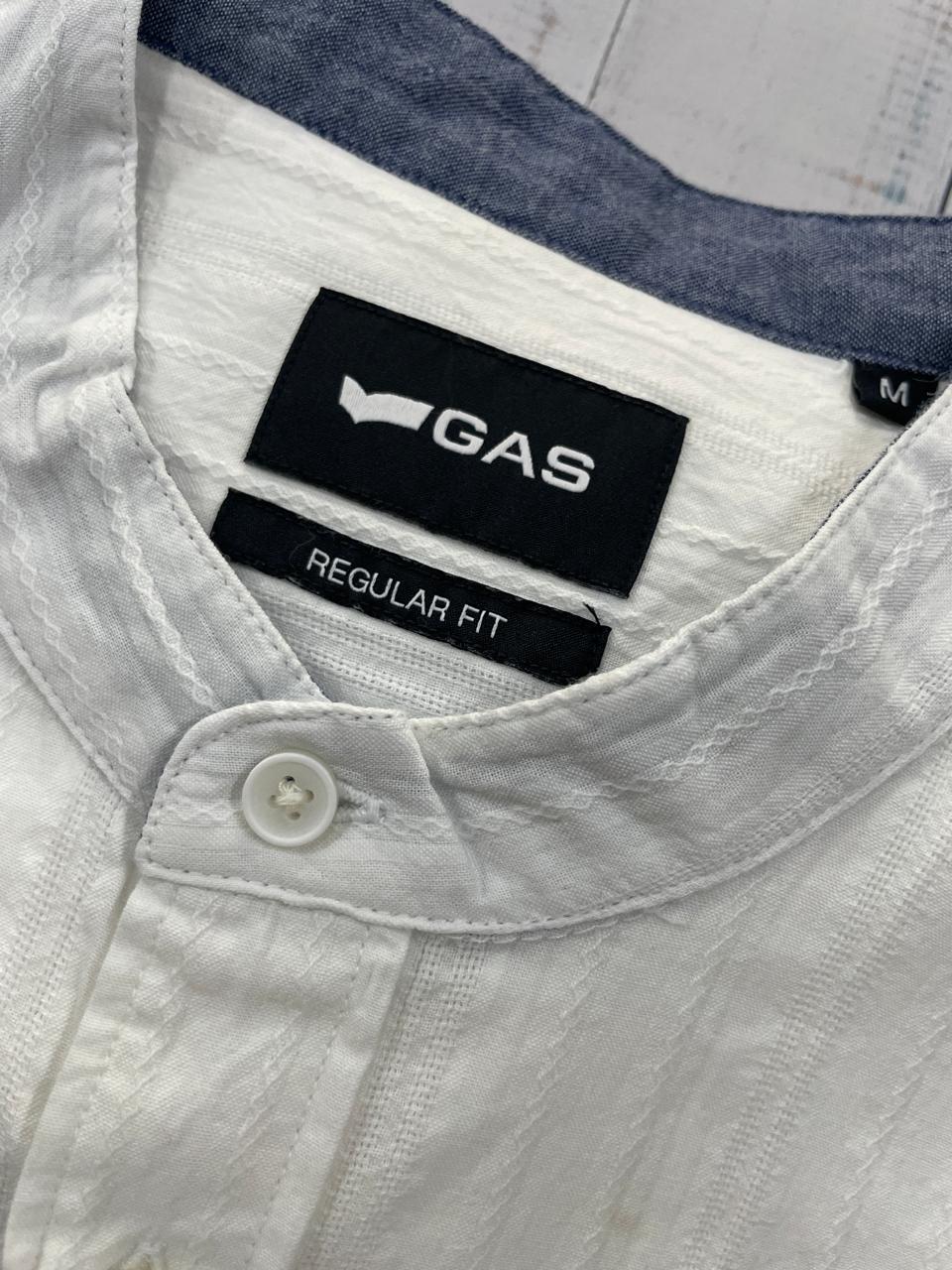 GAS - Linen blend full sleeve regular fit shirt